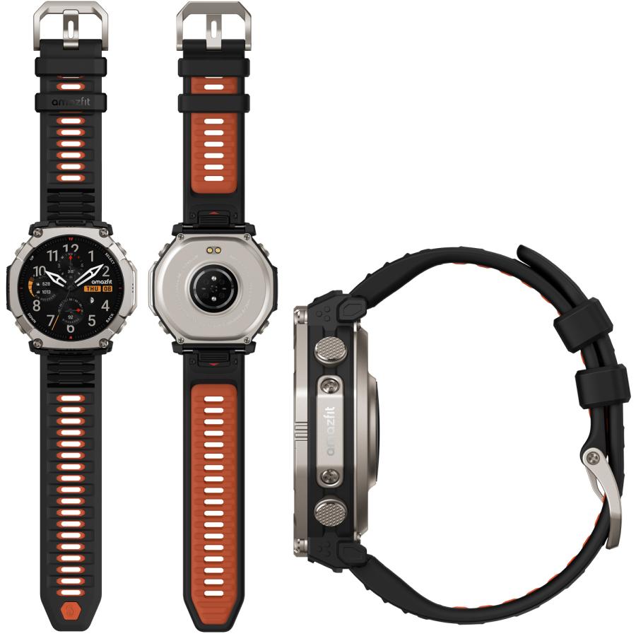 GPSアウトドアウォッチ アマズフィット2 Amazfit T-Rex Ultra 2 ティーレックス ウルトラ2 スマートウォッチ AI音声操作 音声通話 音楽保存 AMOLEDの画像
