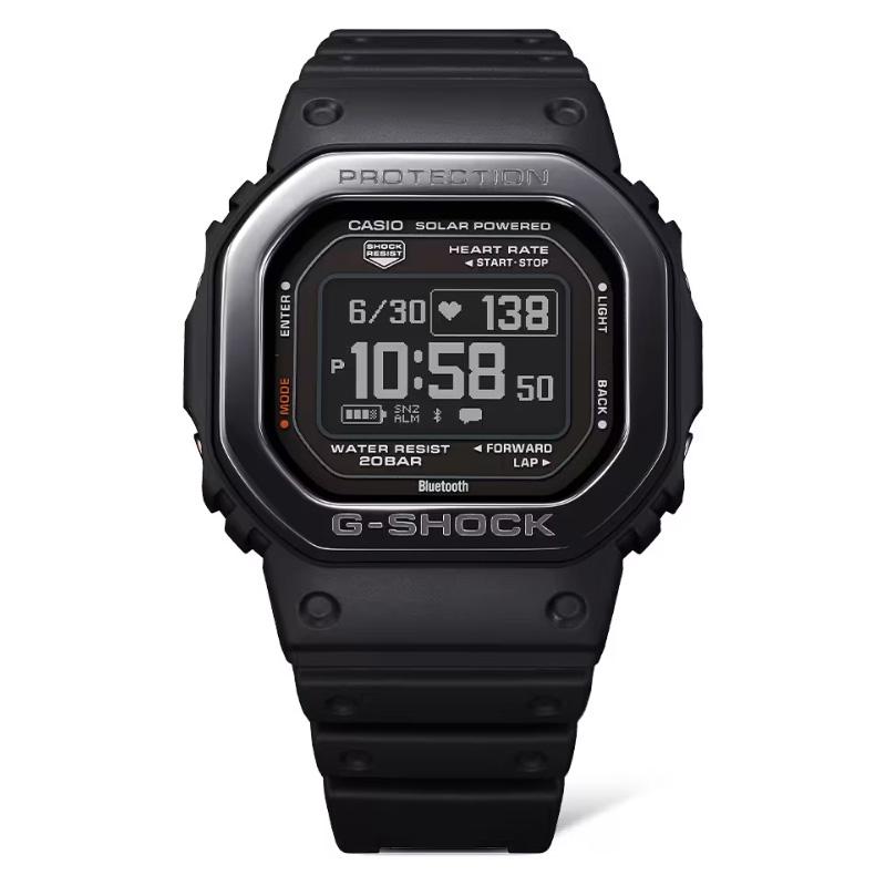 G-SHOCK ジーショック G-SQUAD メタルベゼル DW-H5600MB-1JR カシオ Gショック Gスクワッド ハートレートモニター搭載 ソーラーアシスト充電 腕時計｜iget｜02