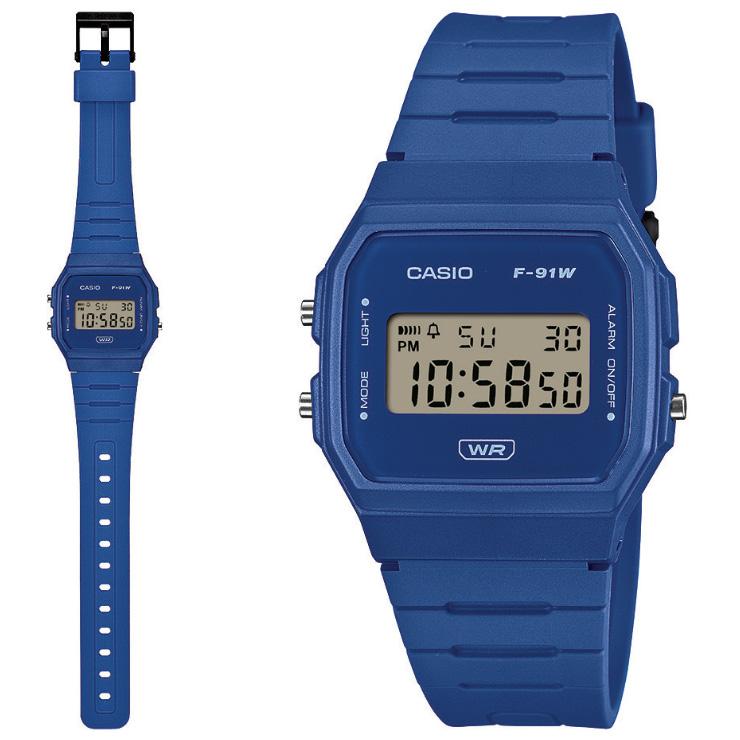 CASIO Collection CLASSIC F-91WB-2A1JF ブルー カシオ