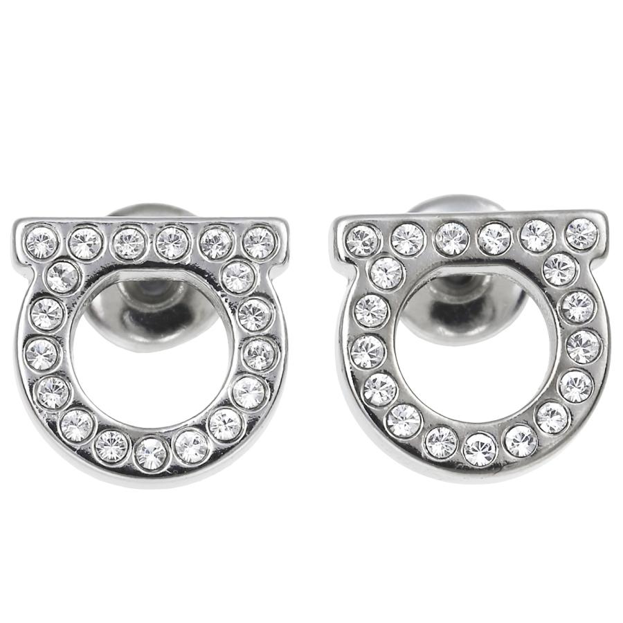 FERRAGAMO（フェラガモ） ピアス ガンチーニ クリスタルピアス(S