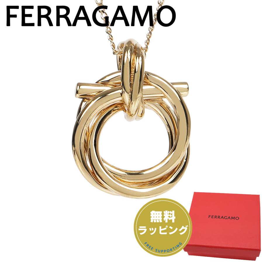 FERRAGAMO（フェラガモ） ペンダント ガンチーニ ツイストネックレス 