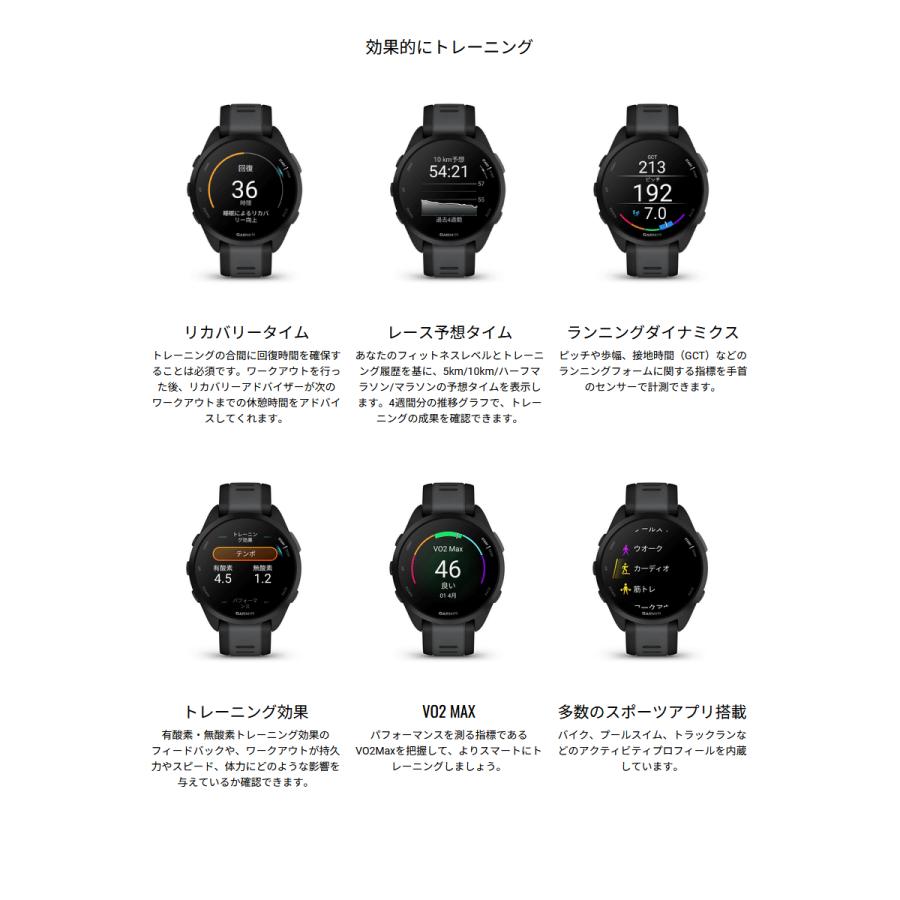 Garmin Forerunner 165 Music GPSランニングウォッチ Forerunner 165 Music | スマートウォッチ | Garmin 日本