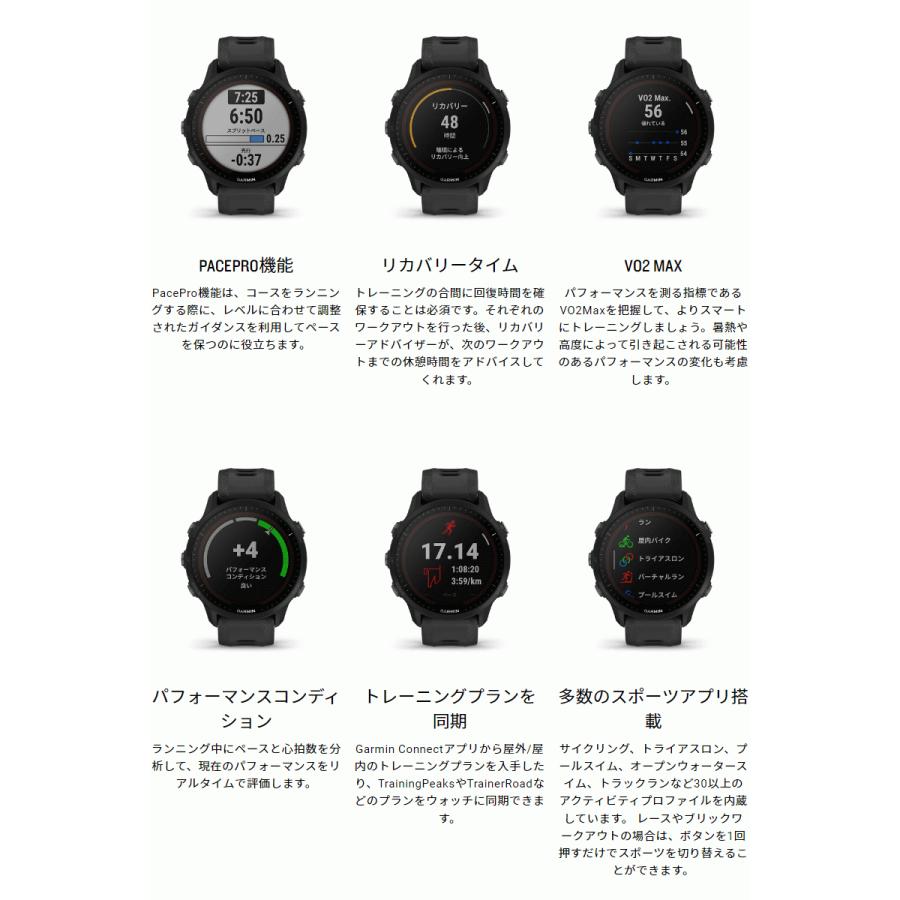 Forerunner GPSランニングウォッチ ガーミン GARMIN 955 Dual Forerunner GPSランニングウォッチ ガーミン GARMIN 955 Dual