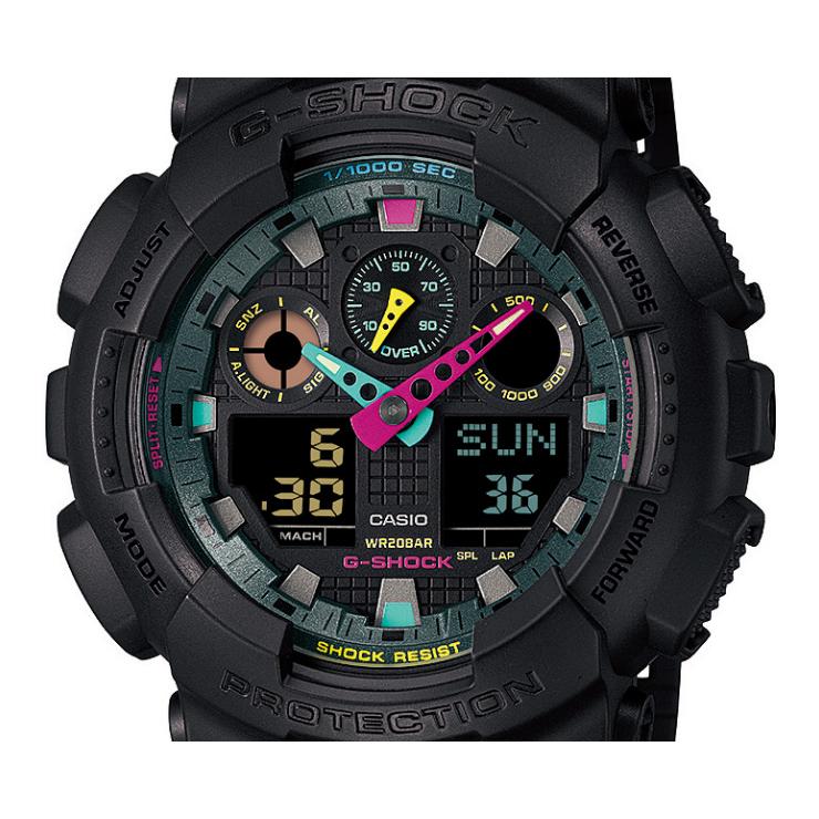 美品 ジーショック G-SHOCK GA-100-1A1JF マットブラック G-SHOCK Gショック ジーショック GA-100-1A1JF : neelセレクト