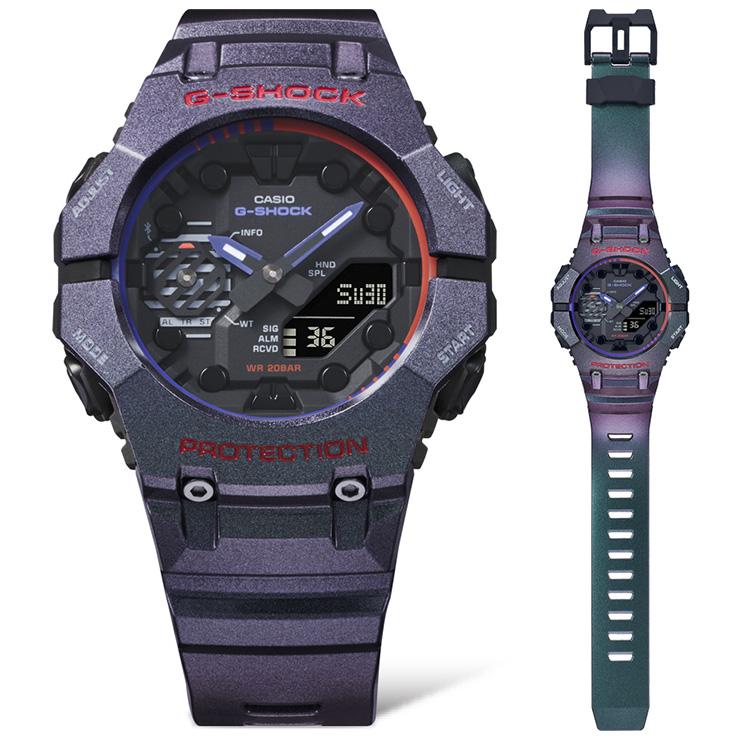 G-SHOCK AIM HIGHシリーズ GA-B001AH-6AJF 偏光パープル CASIO