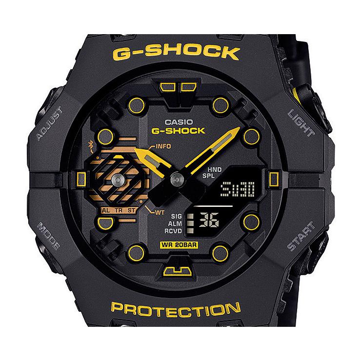 G-SHOCK スマートフォンリンク GA-B001CY-1AJF ブラック＆イエロー CASIO カシオ Gショック Bluetooth搭載 デジタル＆アナログ 腕時計｜iget｜02