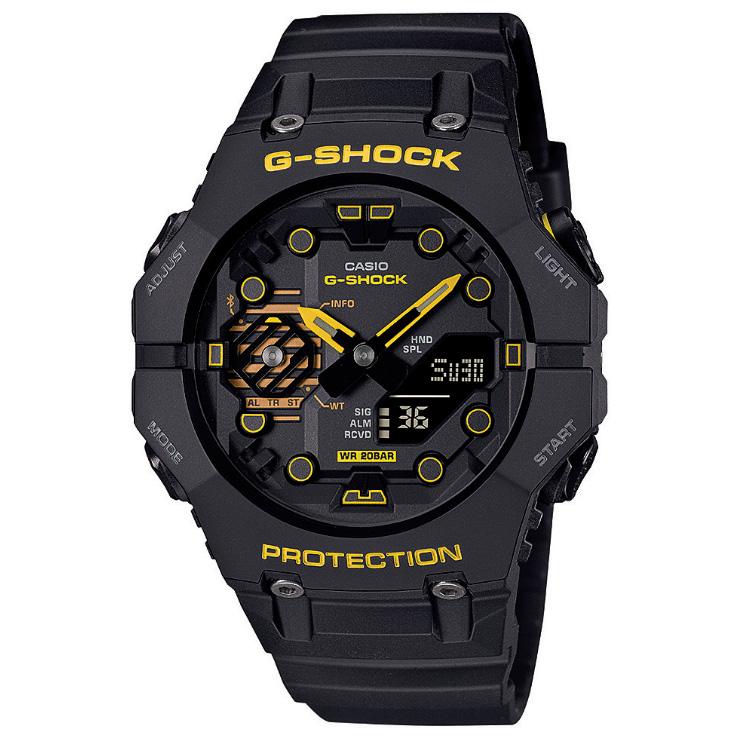 G-SHOCK スマートフォンリンク GA-B001CY-1AJF ブラック＆イエロー CASIO カシオ Gショック Bluetooth搭載 デジタル＆アナログ 腕時計｜iget｜03