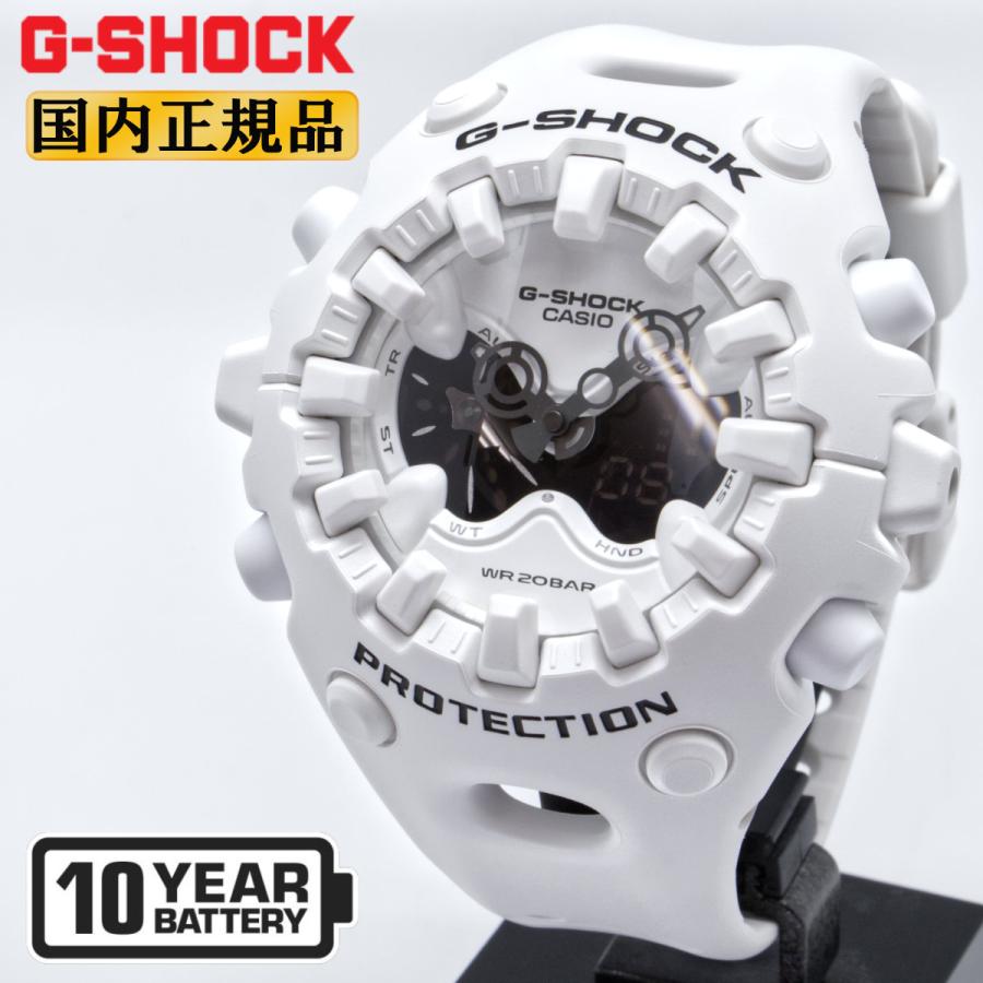 CASIO G-SHOCK ホワイト腕時計 箱付き G-SHOCK Gショック GA-V01-7AJF ホワイト カシオ ビッグケース 10年