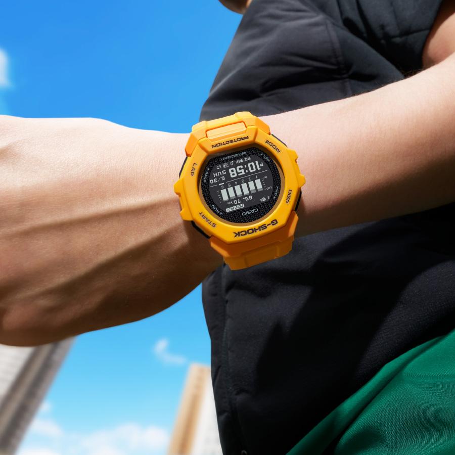 G-SQUAD CASIO G-SHOCK GBD-300-9JF イエロー スマートフォン G-SQUAD CASIO G-SHOCK GBD-300-9JF イエロー スマートフォン