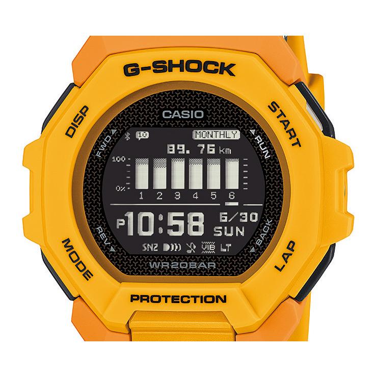G-SQUAD CASIO G-SHOCK GBD-300-9JF イエロー スマートフォン G-SQUAD CASIO G-SHOCK GBD-300-9JF イエロー スマートフォン