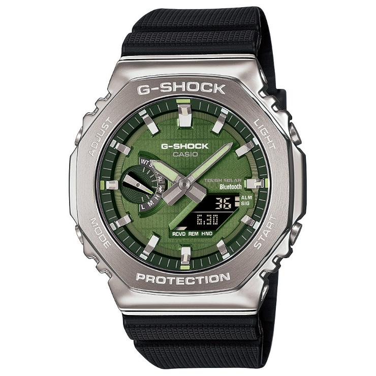 G-SHOCK Gショック メタルカバード GBM-2100A-1A3JF グリーンフェイス