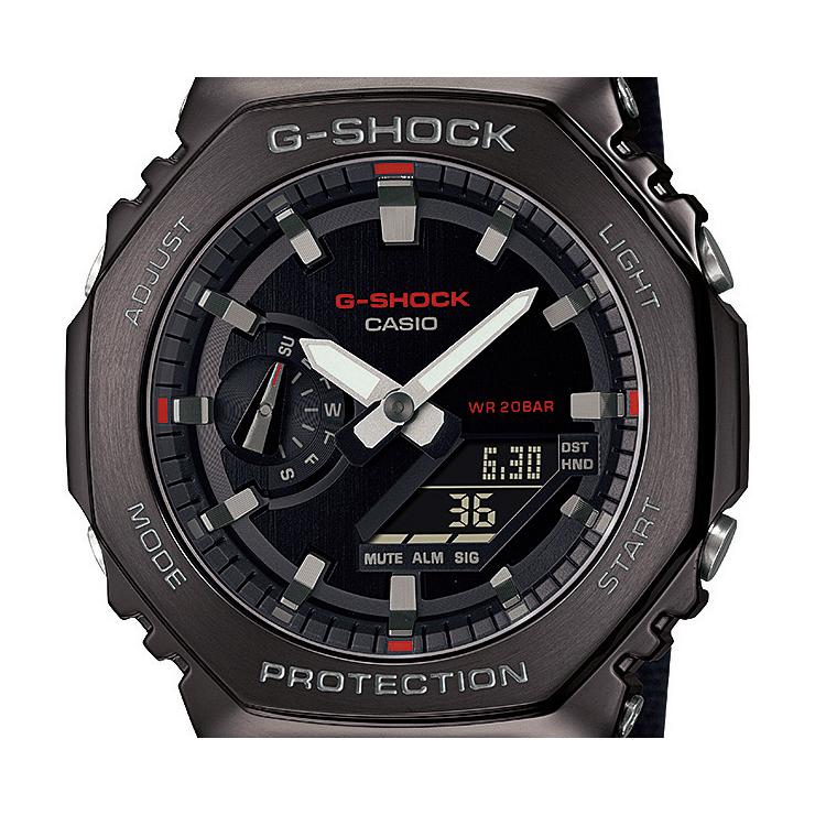 WEB限定モデル 正規品 カシオ Gショック メタルカバード クロスバンド GM-2100CB-1AJF CASIO G-SHOCK オクタゴン デジタル＆アナログ コンビネーション 腕時計｜iget｜04