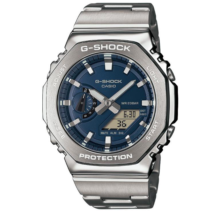 G-SHOCK メタルカバード メタルバンド GM-2110D-2BJF ネイビー G-SHOCK メタルカバード メタルバンド GM-2110D-2BJF ネイビー
