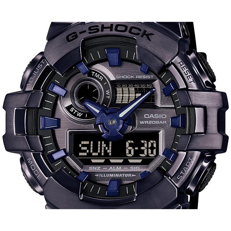 BIG CASE G-SHOCK Gショック メタルカバード パープル&ブラック BIG CASE G-SHOCK Gショック メタルカバード パープル&ブラック