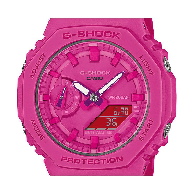 G-SHOCK ミッドサイズ GMA-S2100P-4AJR ピンク カシオ Gショック オクタゴン 八角形 デジタル＆アナログ ミドルサイズ ユニセックス 腕時計｜iget｜02
