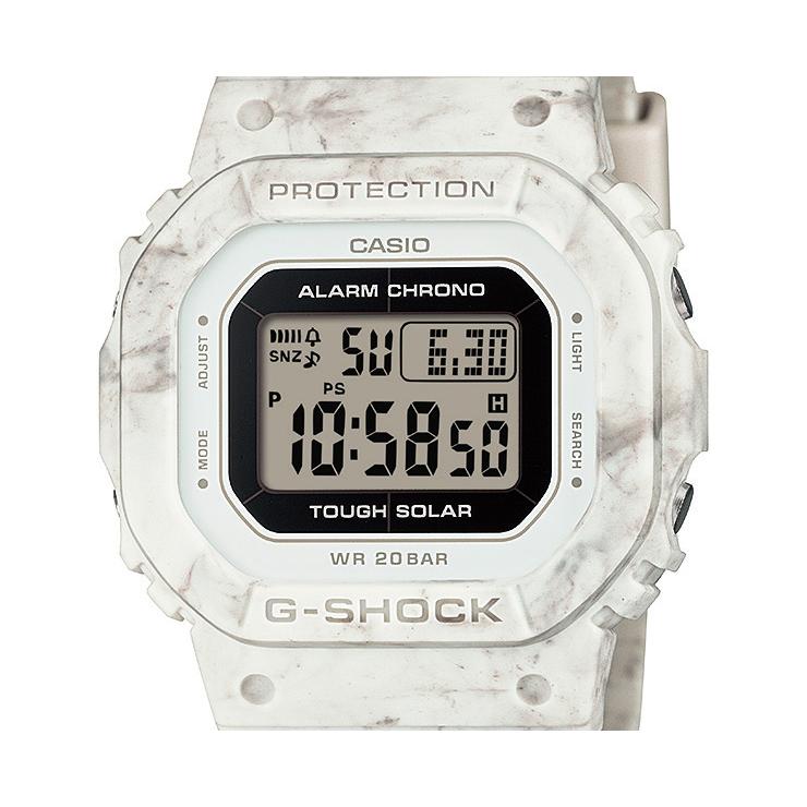 G-SHOCK WEB限定モデル カシオ Gショック オリジン ミッドサイズ ソーラー GMS-S5600RT-7JF ホワイト＆グレー スクエア 白 デジタル ユニセックス 腕時計｜iget｜02