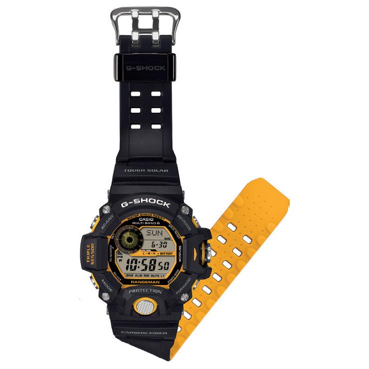 正規品 CASIO G-SHOCK RANGEMAN 電波 ソーラー ブラック＆イエロー GW