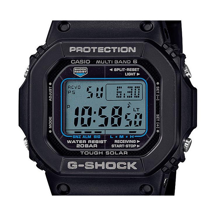 正規品 CASIO G-SHOCK ORIGIN 5600 電波 ソーラー ブラック＆ブルー GW-M5610U-1CJF カシオ Gショック スクエア デジタル メンズ 腕時計｜iget｜02