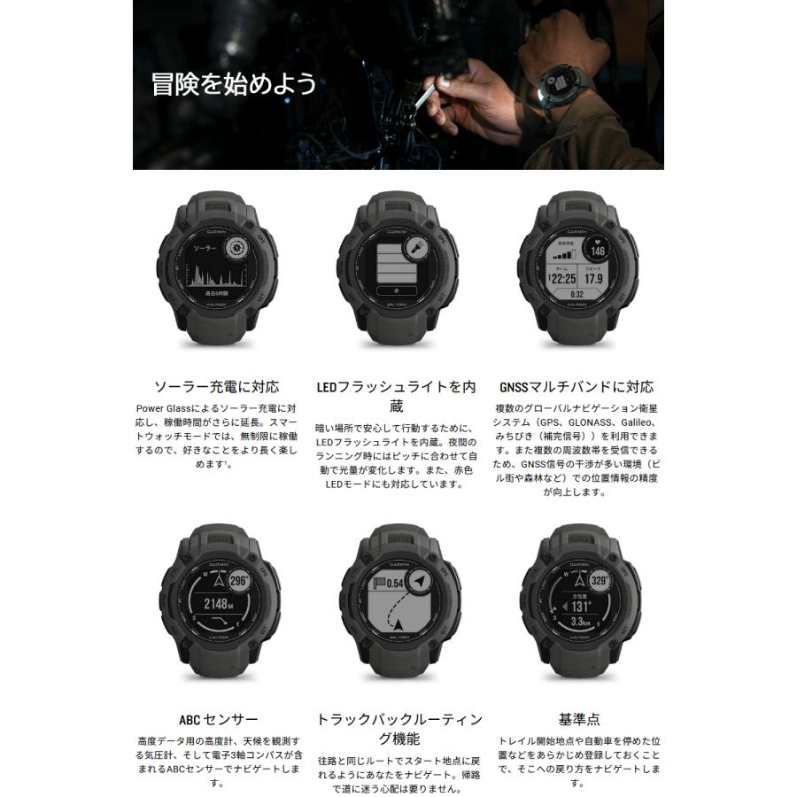 GARMIN タフネスGPSスマートウォッチ ガーミン インスティンクト GARMIN タフネスGPSスマートウォッチ ガーミン インスティンクト