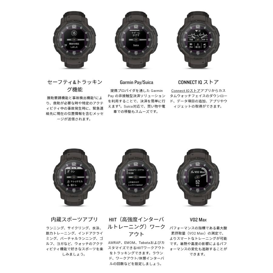 GARMIN GPSスマートウォッチ ガーミン インスティンクト クロス GARMIN GPSスマートウォッチ ガーミン インスティンクト クロス