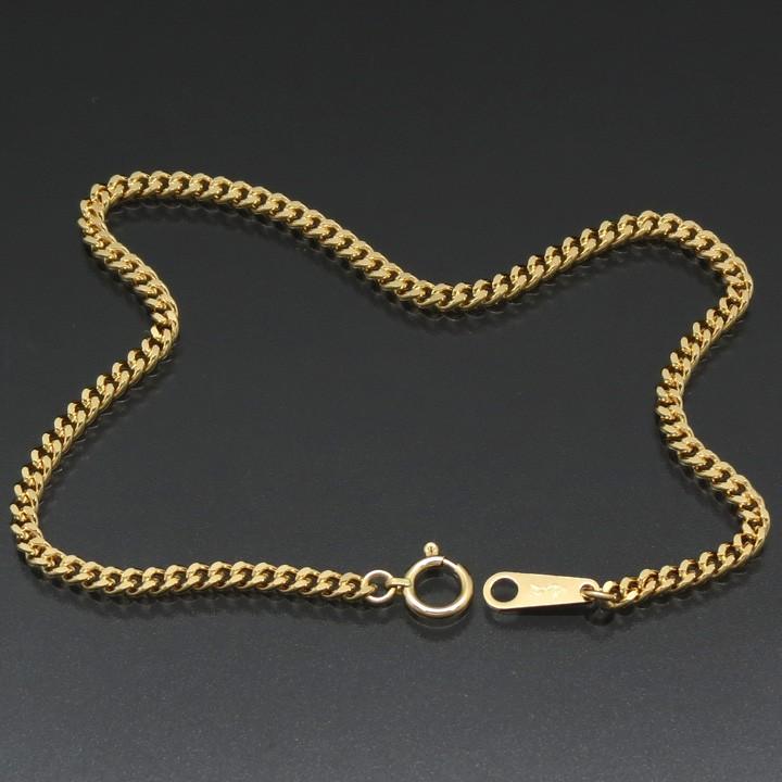 喜平 ブレスレット 18金 2面 K18ゴールド 5g-20cm 喜平チェーン 造幣局