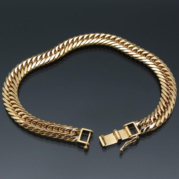 喜平ブレスレット 18金 8面トリプル K18ゴールド 30g-20cm 造幣局検定