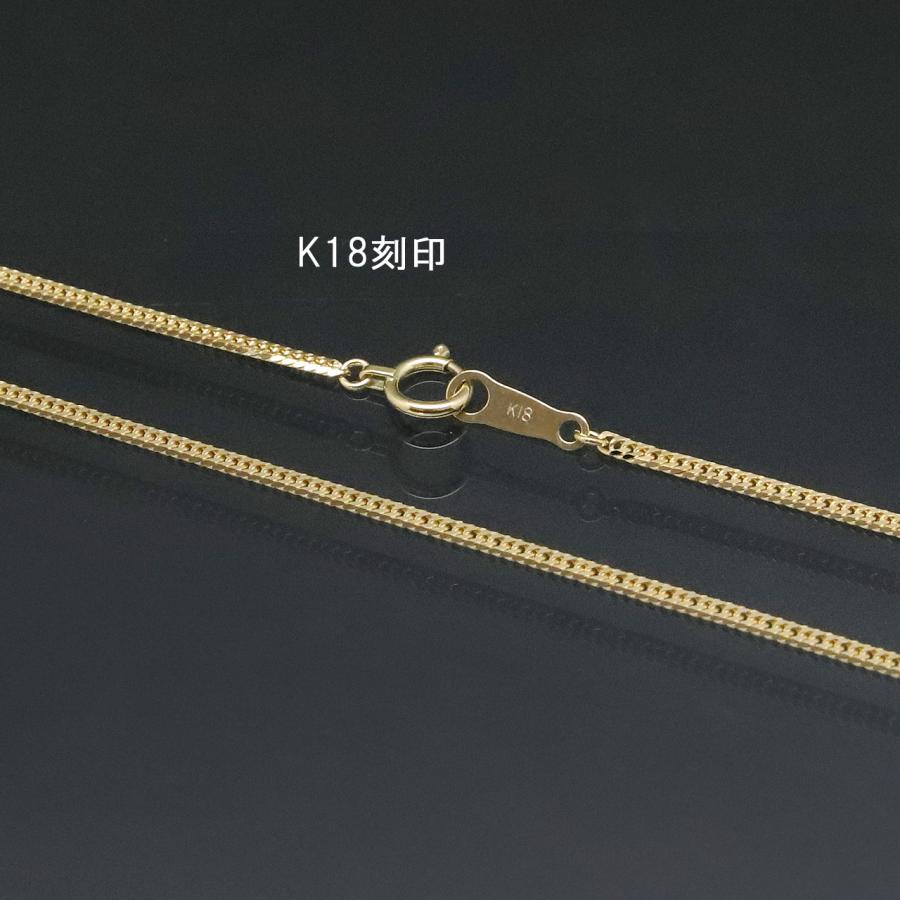 喜平ネックレス 18金 6面ダブル 六面キヘイ K18ゴールド 4.5g-45cm