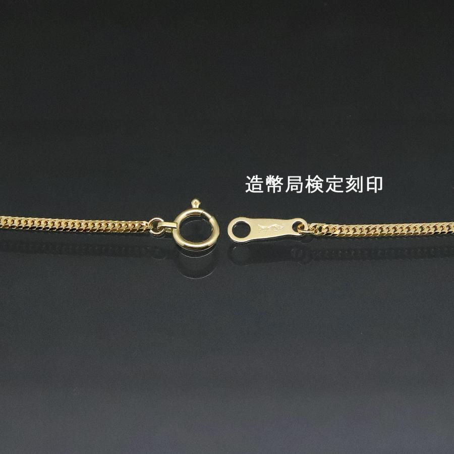 喜平ネックレス 18金 6面ダブル 六面キヘイ K18ゴールド 5g-50cm 喜平チェーン 造幣局検定刻印入 メンズ レディース 男女兼用の画像