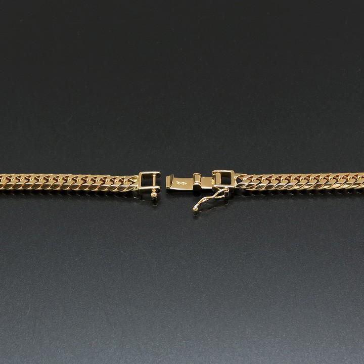 喜平ネックレス 18金 6面ダブル K18ゴールド 50g-60cm 造幣局検定刻印