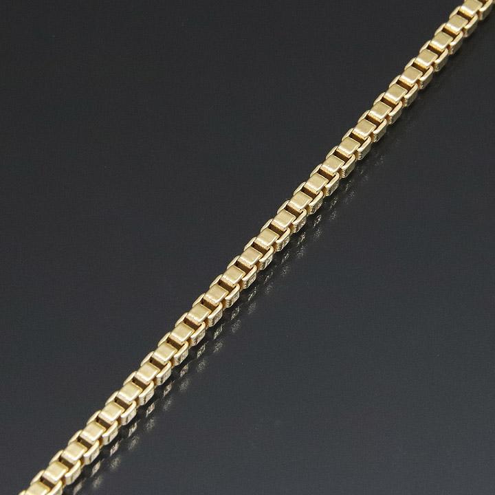 18金 ベネチアン ネックレス 中空 2.4φ K18ゴールド 約10g-50cm 18金 ベネチアン ネックレス 中空 2.4φ K18ゴールド 約10g-50cm