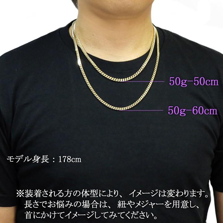 喜平ネックレス 18金 2面 K18ゴールド 50g-50cm 造幣局検定刻印 喜平ネックレス 18金 2面 K18ゴールド 50g-50cm 造幣局検定刻印