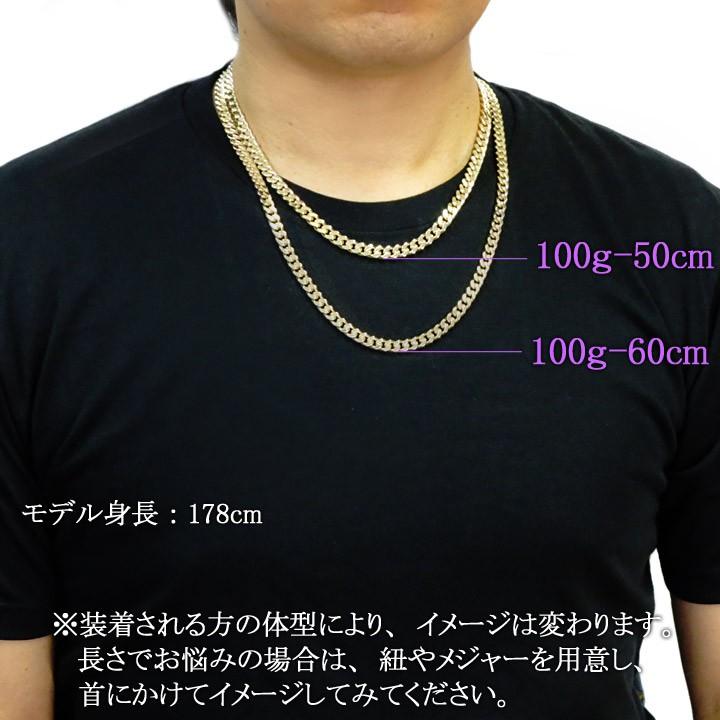 喜平ネックレス 18金 2面 K18ゴールド 100g-50cm 造幣局検定刻印 喜平ネックレス 18金 2面 K18ゴールド 100g-50cm 造幣局検定刻印