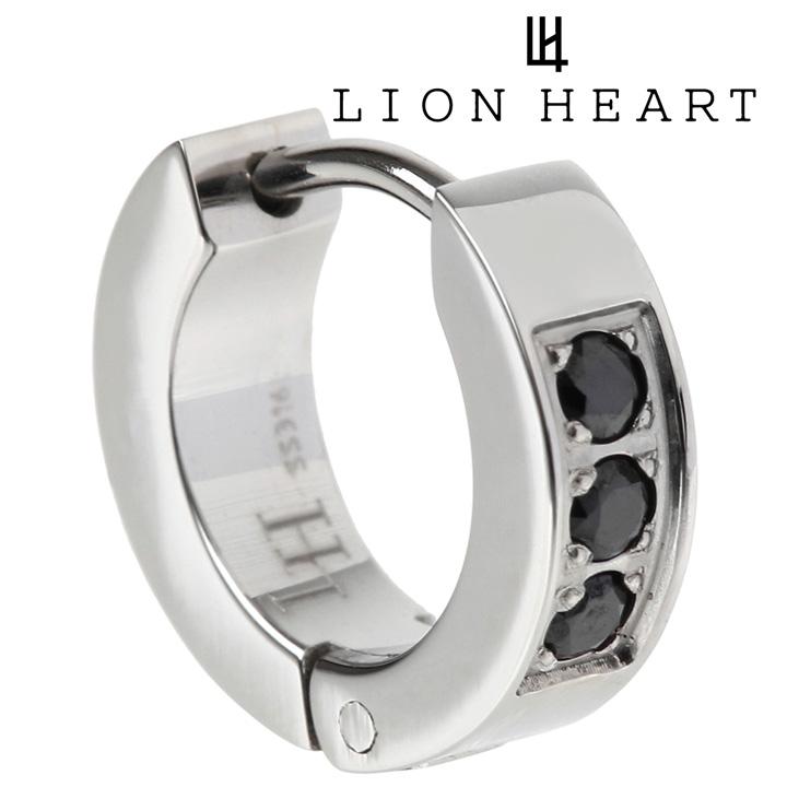 ライオンハート ピアス 片耳 メンズ 男性用 フープピアス LION HEART LHMP004NS :LHMP004NS:時計・ブランド専門