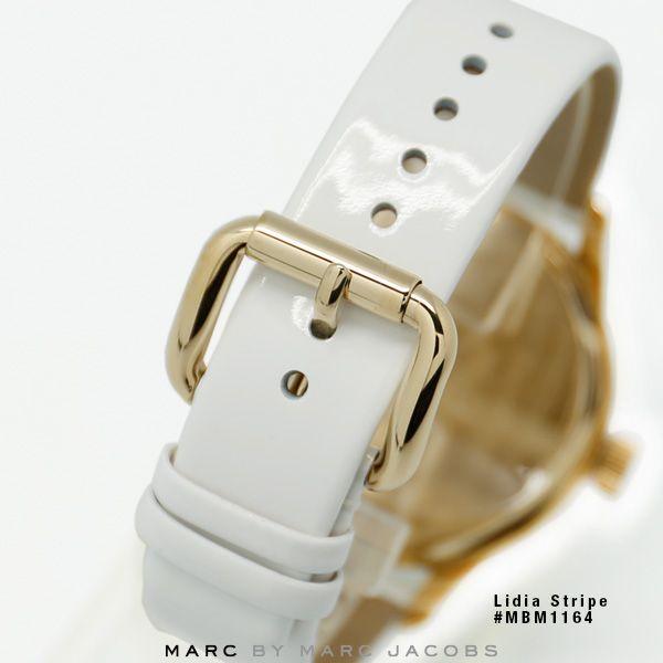 マーク ジェイコブス 時計 MARC JACOBS 腕時計 MBM1164 Lidia Stripe リディア ストライプ  ホワイト/ゴールド/ストーン文字盤｜iget｜03