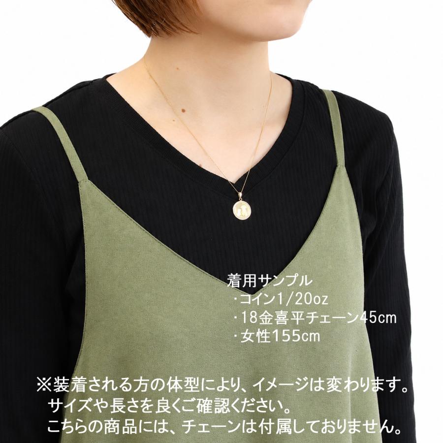 24金 コイン ネックレストップ ペンダントヘッド 蛇 (金運・知恵
