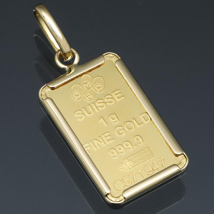 純PT ルミナ ペンダントヘッド 24金 インゴットトップ コイン ペンダントトップ ペンダント