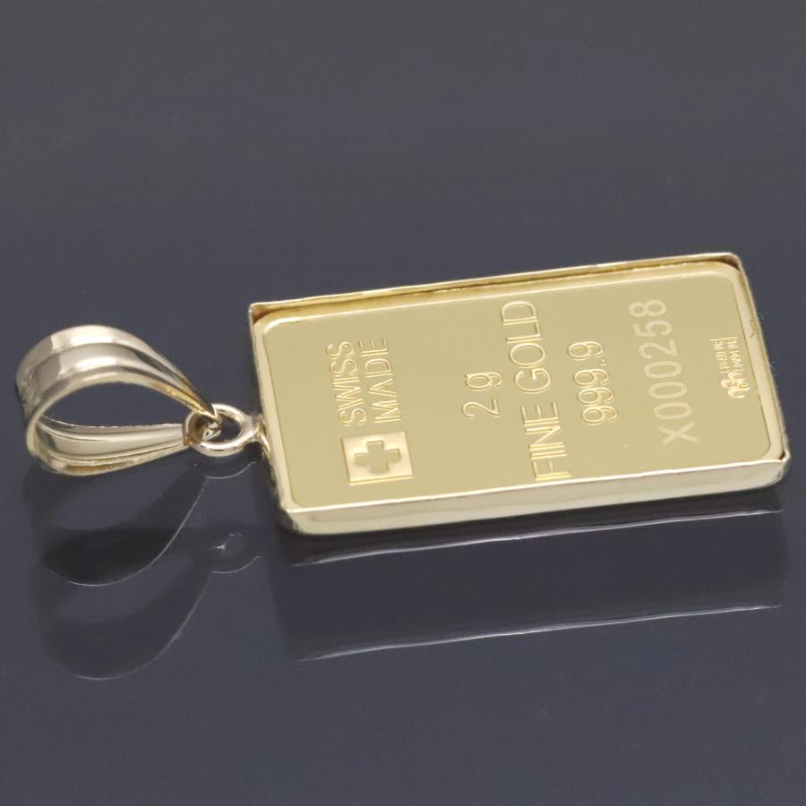 インゴットトップ 24金 コイン ペンダントトップ ペンダントヘッド