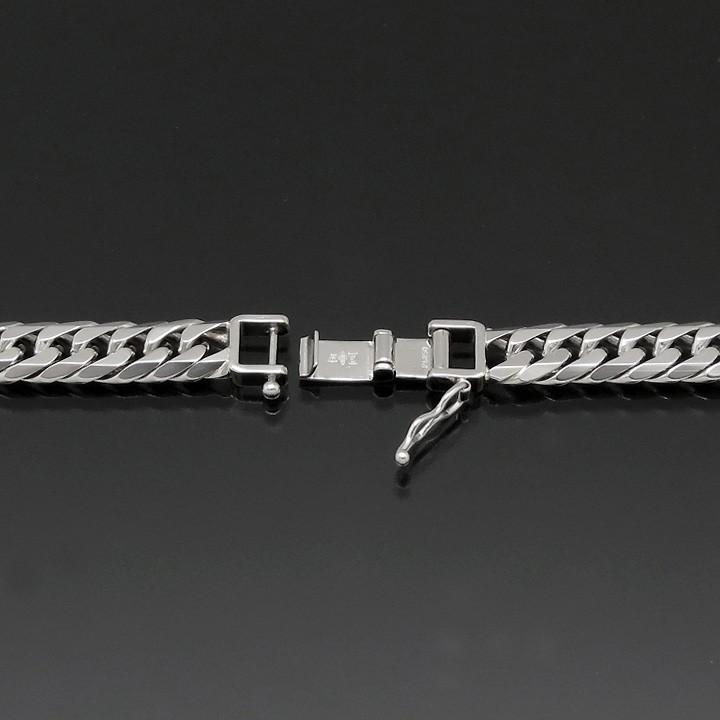 喜平ネックレス プラチナ 6面ダブル PT850 100g-60cm 造幣局検定刻印入