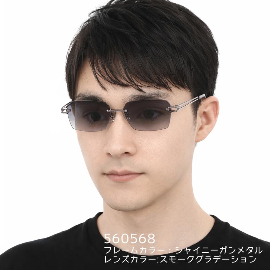 POLICE（ポリス） サングラス スクエア 軽量チタン 偏光レンズ ミラー