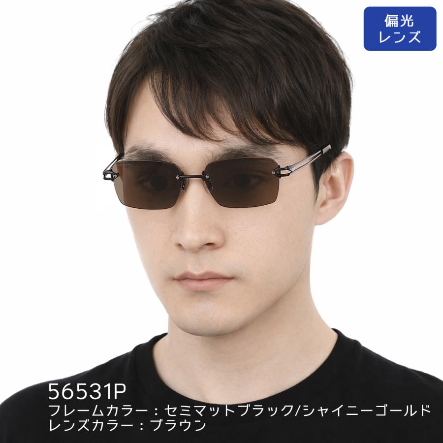 ポリス サングラス POLICE スクエア 軽量チタン 偏光レンズ ミラーレンズ 男性用 メンズ SPLT68J 選べる4カラー 【安心の正規品・ケース付き】の画像