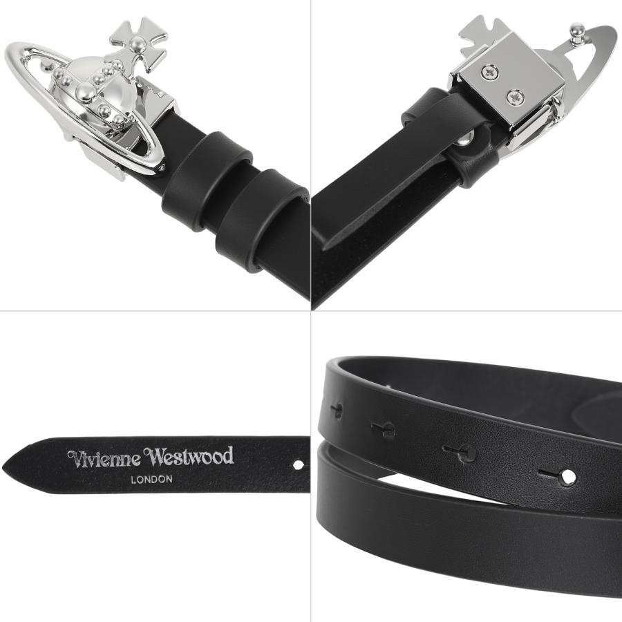 ヴィヴィアンウエストウッド ベルト スモールオーブバックルベルト 男女兼用 レディース メンズ Vivienne Westwood ブラック 選べる2色 (VW4226 VW4228)の画像