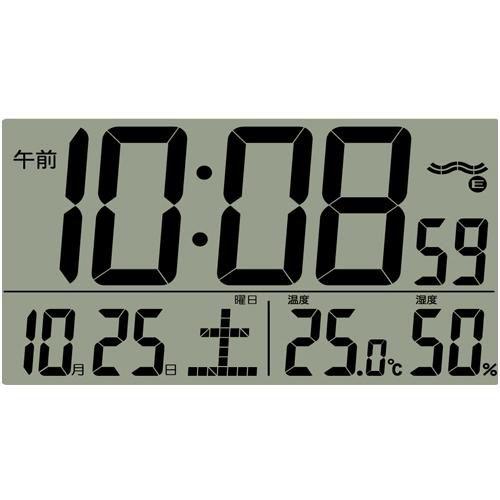 SEIKO（セイコー） デジタル ソーラー 電波 置 時計 SQ751W クロック