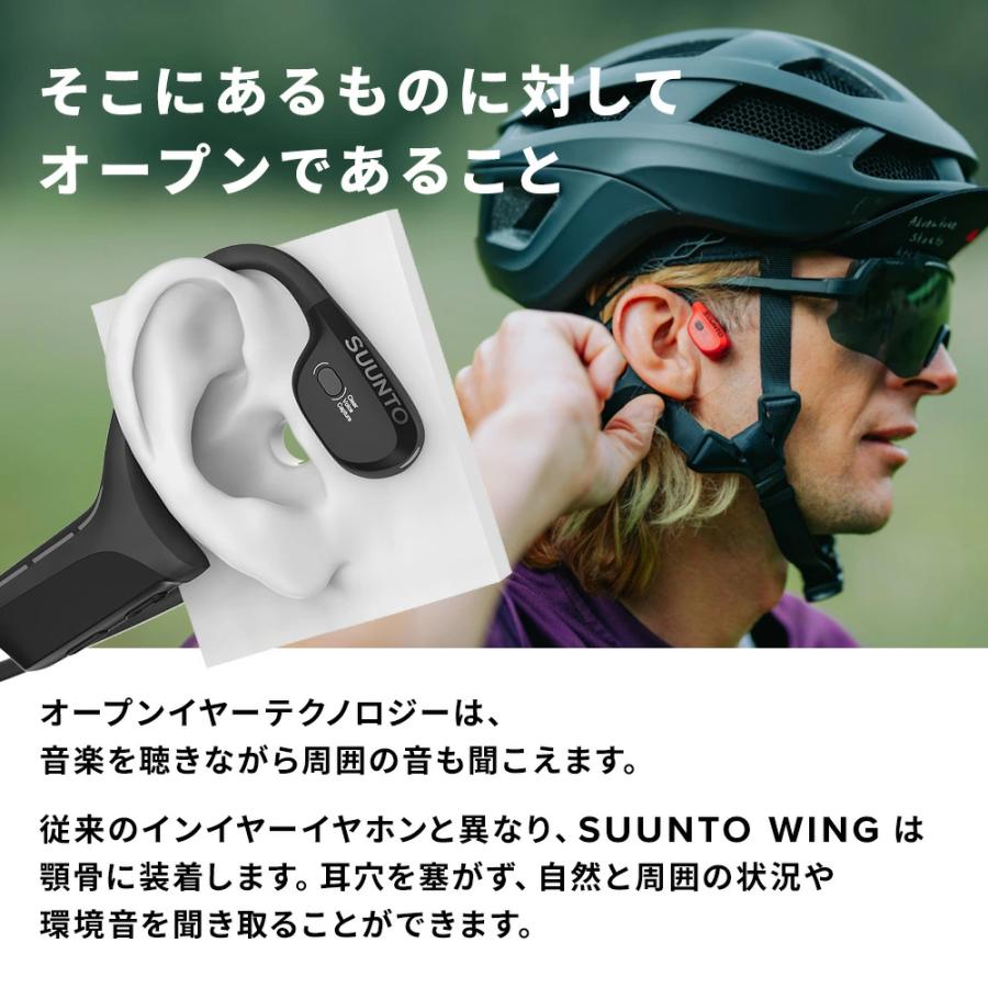 SUUNTO（スント） 骨伝導イヤホン ウィング SUUNTO WING ワイヤレス