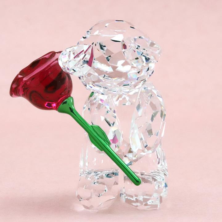 Swarovski スワロフスキー クリスベア ローズ SWAROVSKI（スワロフスキー） クリスタル フィギュア クリスベア