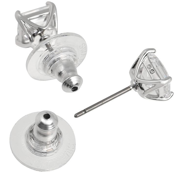 SWAROVSKI（スワロフスキー） ピアス 一粒ジュエリー スクエア型