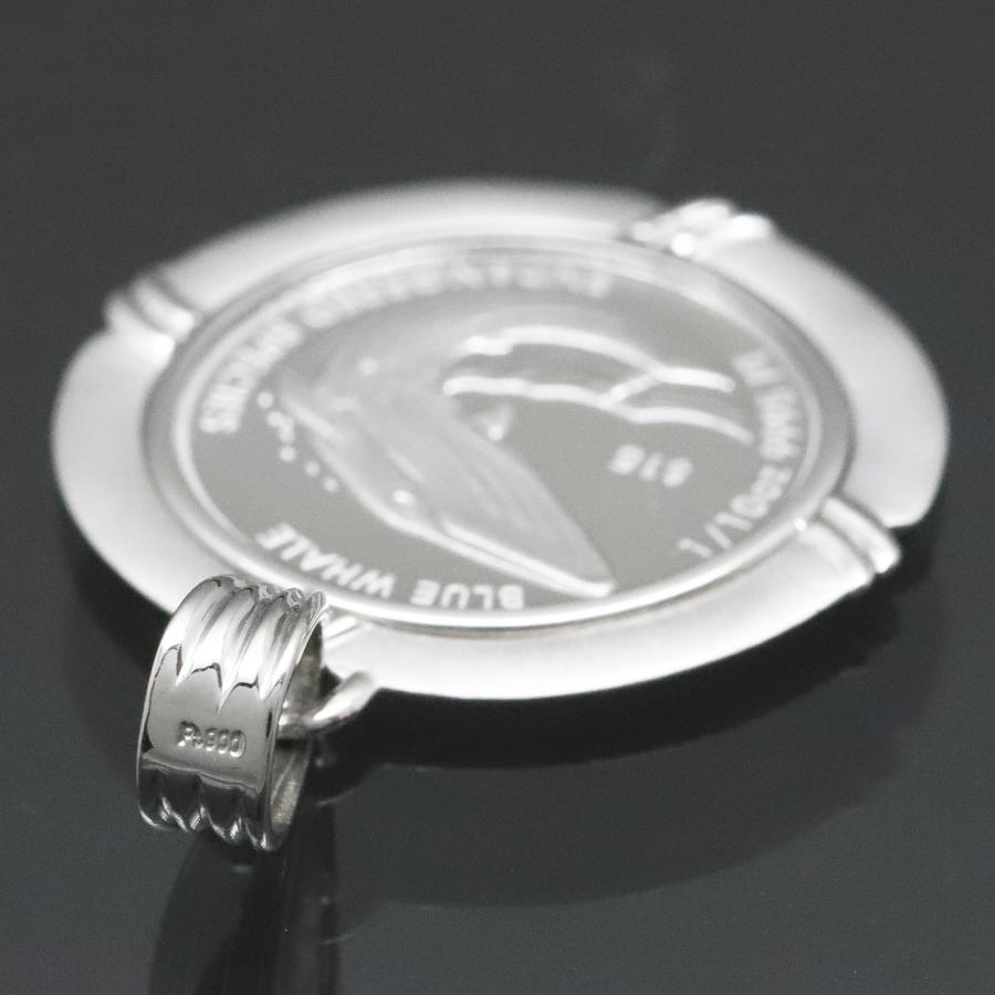 純プラチナ コイントップ PT999 ペンダントヘッド 1/10oz 1/10オンス