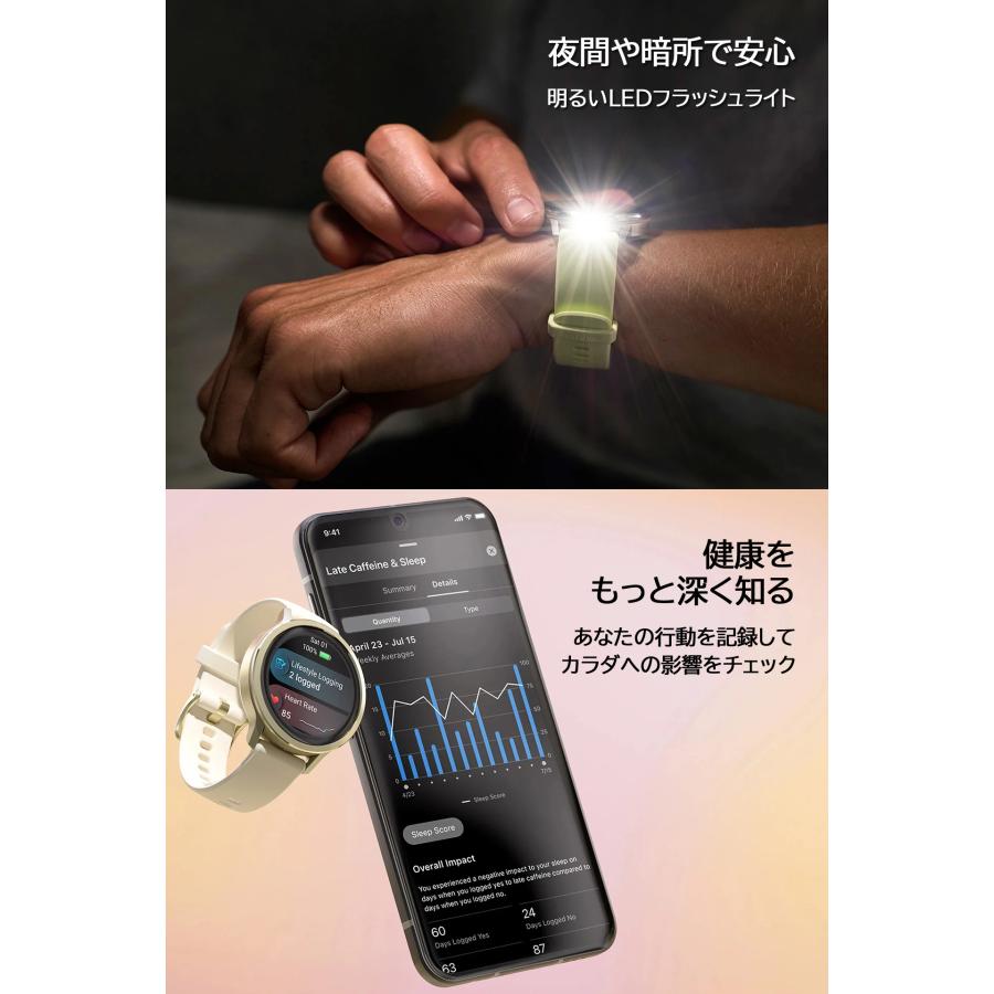 GPSスマートウォッチ ガーミン GARMIN Venu 4 45mm 心電図 Suica対応 通知機能 通話発信・応答 音声操作 音楽保存・再生 血中酸素 スポーツの画像
