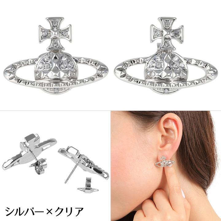 VivienneWestwoodピアス メイフェア バス レリーフ ガンメタル VivienneWestwoodピアス メイフェア バス レリーフ ガンメタル