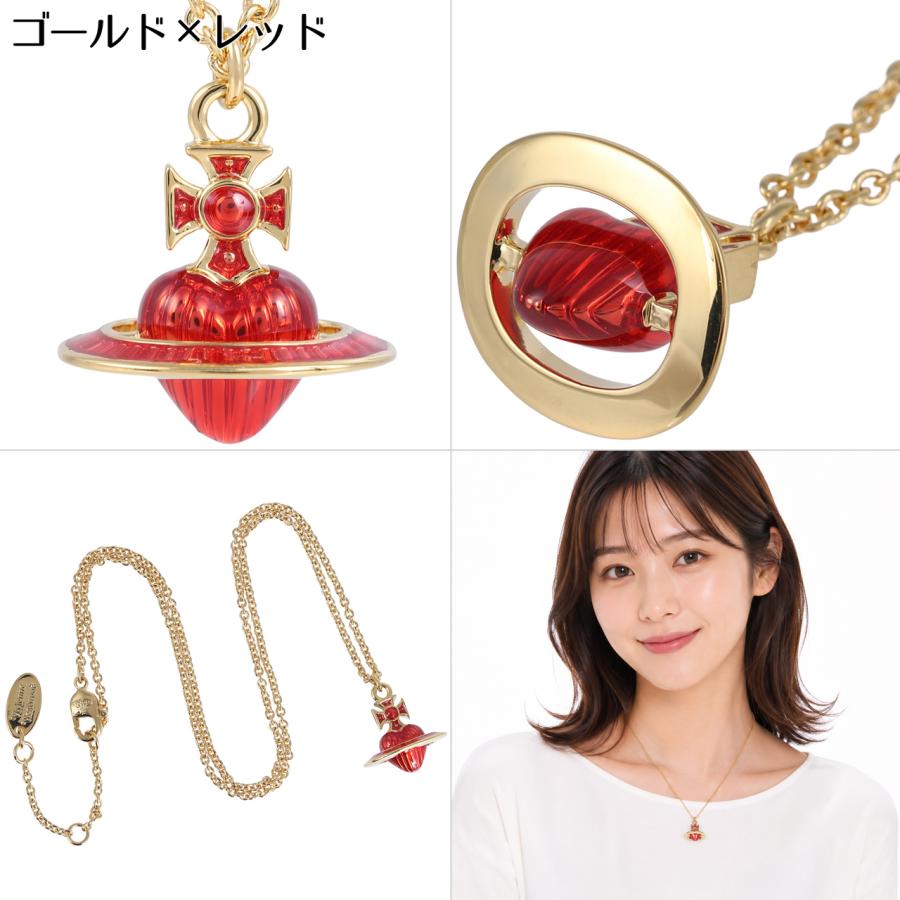 VI\ivienneWestwood ネックレス ゴールド ハートオーブ Vivienne Westwood（ヴィヴィアンウエストウッド） ネックレス