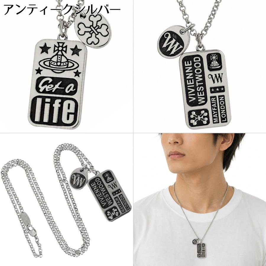 ヴィヴィアンウエストウッド ネックレス 男女兼用 男性 メンズ 女性 レディース Vivienne Westwood ランスロットペンダント（マン） 630203IY 選べる2色の画像